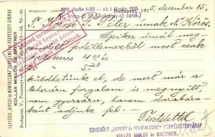 1915 Kollarit-Bőrlemez a legtartósabb tetőfedéllemez. Kollár Miklós és Breitner Egyesült Újpest és M...