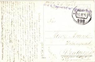 1918 Italian art postcard. Lady. Uff. Rev. Stampa N. 111. s: T. Corbella + K.u.K. Etappenstationskom...