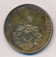 2013. "Horthy Miklós altengernagy 1868-1957 / Kenderes 1993-2003" fém emlékérem (42,5mm) T...