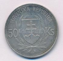 Szlovákia 1944. 50K Ag "Függetlenség 5. évfordulója" T:2- ph.
Slovakia 1944. 50 Korun Ag ...