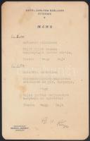 cca 1900 4 db menükártya