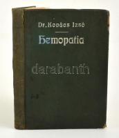 Dr. Kovács Izsó: Hemopatia. A vérgyógyítás és eredményei. Bp., 1910, Nap Ujságvállalat Nyomda, 128 p. Egészvászon-kötés, kopott, foltos borítóval, ceruzás aláhúzásokkal.