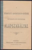 1894 A Budapesti Kocsigyártó Segédek Betegsegélyező Pénztárának alapszabályai. 32p.