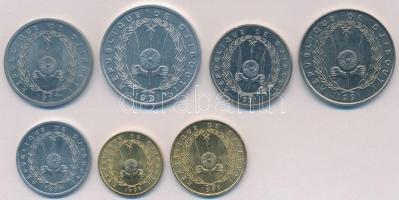 Dzsibuti 1977-1999. 1Fr - 100Fr (7xklf) T:1,1-
Djibouti 1977-1999. 1 Franc - 100 Francs (7xdiff) C:...