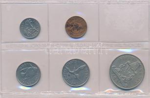 Bermuda 1986. 1c-50c (5xklf) T:1,1- Bermuda 1986. 1 Cent - 50 Cents (5xdiff) C:UNC,AU