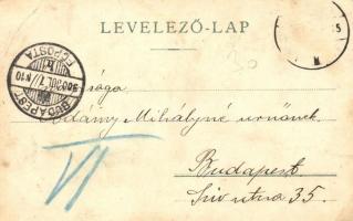 1900 Gentleman with bicycle. Graph. Kunstanstalt Aug. Strasilla, Troppau. litho (EB)