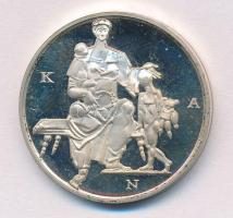 Kiss Nagy András (1930-1997) 1997. "Orvos sor / Semmelweis Ignác" jelzett Ag emlékérem (16...