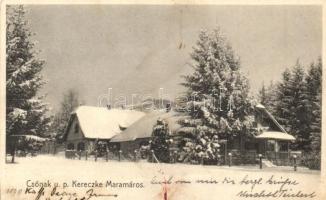 6 db RÉGI kárpátaljai városképes lap / 6 pre-1945 Carpathian Ukraine town-view postcards