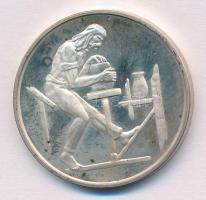 Csúcs Viktória (1934-1993) DN "Hollóháza" Ag emlékérem  (16g/0.925/32mm) T:1,1- (eredetile...