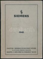 cca 1940 Két Siemens termékeket bemutató képes reklámfüzet