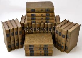 Magyar Írók Aranykönyvtára 26 kötete. (7.,22,24.,25. kötetek hiányoznak.) Bp.,1908-1909,Franklin-Gri...