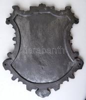 Magyar középcímer, fém, 29×23 cm