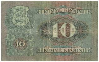 Észtország 1937. 10K T:III- 
Estonia 1937. 10 Krooni C:VG
Krause 67