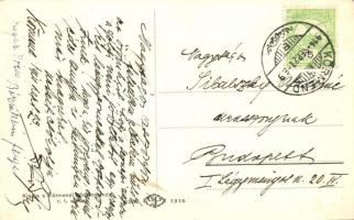 1914 Körmend, Vasútállomás, vonat, vasutasok / Bahnhof / railway station