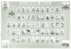 8 db MODERN motívumos képeslap: uralkodók, politikusok / 8 modern motive postcards: politicians, roy...