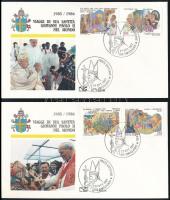 Pope Pápa sor 4 db FDC-n