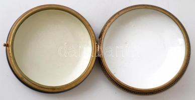 Franz Dorfl Studio Vienna díszdoboz, részben kézzel festett, jelzett (R.Ibl), apró hajszál repedésse...