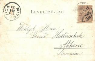 1900 Budapest V. Gizella tér (Vörösmarty tér), Kereskedelmi Bank, Takarékpénztár, Singhoffer Béla üz...