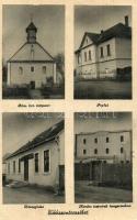 1944 Bükkszenterzsébet, Római katolikus templom, paplak, községháza, Kovács testvérek hengermalma. Fodor Ignác kiadása (EK)