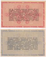 1946. 1.000.000AP fordított címer, eltolódott hátlapi szöveg, vízjellel + 1946. 10.000.000AP "a...