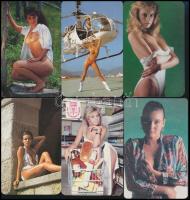 1991-1994 15 db hölgyeket ábrázoló erotikus kártyanaptár