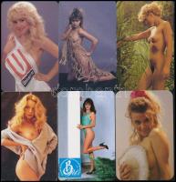 1991-1994 15 db hölgyeket ábrázoló erotikus kártyanaptár