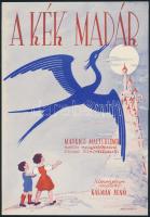cca 1940 A kék madár filmes kisplakát, 21×14 cm