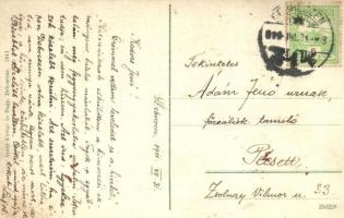 1911 Debrecen, Piac utca, városi vasút, Fonciere Pesti Biztosító Intézet, szálloda, Fenyő Sándor és ...