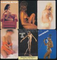 1985 32 db hölgyeket ábrázoló erotikus kártyanaptár