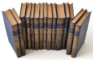 Móricz Zsigmond munkái sorozat 15 kötete. Bp., Athenaeum. Kiadói aranyozott egészvászon-kötés, válto...