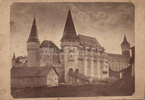 cca 1890 Vajdahunyad keményhátú fotó 17x10 cm