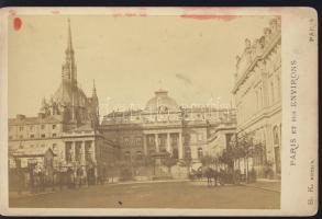 cca 1890 Páris Palais Justice keményhátú fotó 17x10 cm