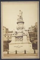 cca 1890 Genova keményhátú fotó 17x10 cm