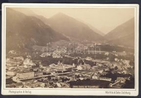 1897 Bad Ischl keményhátú fotó 17x10 cm