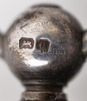 Kulcsos ezüst zsebóra, hibátlan számlappal, kulccsal, működő, szép állapotban / Silver pocket watch ...