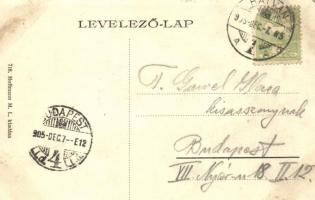 1905 Hatvan, Katolikus templom és parókia, kastély (kis szakadás / small tear)