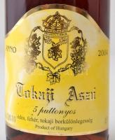 2004 Tokaji Aszú 5 puttonyos. Édes fehérbor.  bontatlan palack. 0,5l
