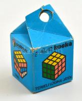 Rubik-kocka, bűvös kocka Polytoys. Saját dobozában. / Magic cube, Rubic cube in original box.
