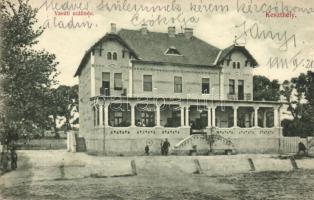 1911 Keszthely, Vasúti szálloda. Hegyi Dezső vasúti bazár és tőzsde kiadása (EK)