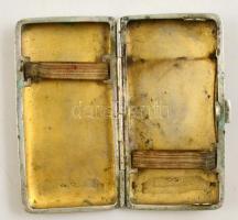 Ezüst női cigaretta tárca / Silver cigarette holder. 8x4,5 cm 57g
