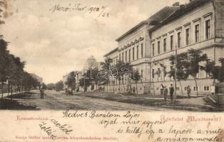 1902 Mezőtúr, Kossuth utca, Gettler Ignác kiadása (Rb)