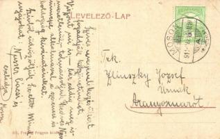 1911 Moson, Fő utca, Braun József, Weisz Jakab üzlete. 911. Freitag Frigyes kiadása (EK)