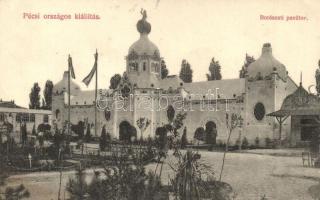 1907 Pécs, Országos Kiállítás, Borászati pavilon. Jelfy Gyula felvétele. So. Stpl