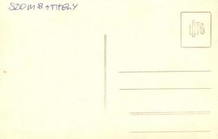 ~1920 Szombathely, Horváth Boldizsár tér, Szentháromság szobor, cukrászda, szabóság, Rosenfeld A. üz...