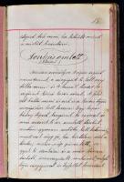 cca 1915 Az 1910-es években kézzel írt süteményes receptkönyv, kb. 60 recepttel