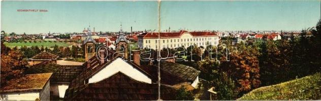 Szombathely, Dukesz Jenő kiadása, kinyitható panorámalap / folding panoramacard