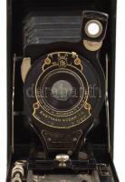 cca 1920 Kodak Eastman No.1A Pocket harmonika kihuzatos fényképezőgép, Kodar 122mm f/7.9 objektívvel...