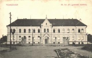 1910 Temesvár, Timisoara; M. kir. állami gyermek menhely / orphanage (EK)