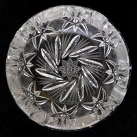 Nagy üveg tétel, csiszolt ólomkristályokkal, hibátlanok, összesen: 10 db