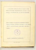 1938 Balneológiai és gyógyszerészeti kísérlet teljes dokumentációja. Egyetemi csoport összefoglaló munkája géppel és kézzel írt füzetben, sok kézzel rajzolt kihajtható ábrával,